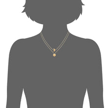 Load image into Gallery viewer, Mystigrey Moon 18K Gold Plated and .925 Sterling Silver Plated Dual Necklace for Women