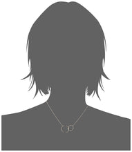 Load image into Gallery viewer, Mystigrey Lola Mother Daughter 18K Rose Gold Plated, Rose Gold Plated and .925 Sterling Silver Plated Necklace for Women