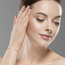 Load image into Gallery viewer, Mystigrey Clover 18K Gold Plated Bangle for Women with cubic zirconia