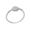 Load image into Gallery viewer, Mystigrey Amie .925 Sterling Silver Plated Rhodium and 18K Gold Plated Ring with Cubic Zirconia