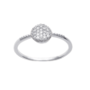 Load image into Gallery viewer, Mystigrey Amie .925 Sterling Silver Plated Rhodium and 18K Gold Plated Ring with Cubic Zirconia