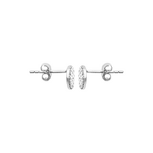 Load image into Gallery viewer, Mystigrey Amie .925 Sterling Silver Plated Rhodium and 18K Gold Plated Earrings for Women with Cubic Zirconia or Turquoise