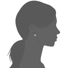 Load image into Gallery viewer, Mystigrey Amie .925 Sterling Silver Plated Rhodium and 18K Gold Plated Earrings for Women with Cubic Zirconia or Turquoise