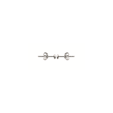 Load image into Gallery viewer, Mystigrey Hannah .925 Sterling Silver Plated Rhodium Solitary Earrings for Women with Cubic Zirconia