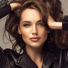 Load image into Gallery viewer, Mystigrey Liberty .925 Sterling Silver Plated Rhodium or 18K Gold Plated Earrings for Women with Cubic Zirconia