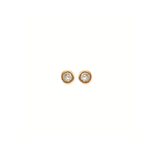Load image into Gallery viewer, Mysti 18K Gold Plated Earrings for Women with Cubic Zirconia