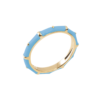 Load image into Gallery viewer, Mystigrey Cyane 18K Gold Plated Ring Red, White, Turquoise, Black