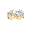 Load image into Gallery viewer, Mystigrey Butterfly .925 Sterling Silver Plated Rhodium and Gold Plated Ring with Cubic Zirconia