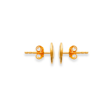 Load image into Gallery viewer, Mystigrey Carter .925 Sterling Silver Plated Rhodium and 18K Gold Plated Stud Earrings