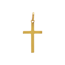 Load image into Gallery viewer, Mystigrey Cross .925 Sterling Silver Plated Rhodium and 18K Gold Plated Pendant for Women and Men  X Large 2 inches x 1.2 inch and Large 1.1 inch x.6 inch and Small 0.8 inch x 0.4 inch