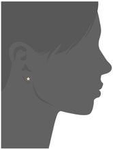 Load image into Gallery viewer, Mystigrey Polaris Single Star .925 Sterling Silver Plated Rhodium and 18K Gold Plated Earrings