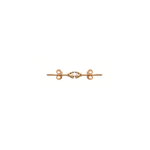 Load image into Gallery viewer, Mysti 18K Gold Plated Solitary Earrings for Women with Cubic Zirconia