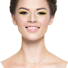 Load image into Gallery viewer, Mystigrey Flore .925 Sterling Silver Plated Rhodium and 18K Gold Plated Stud Flower Earrings for Women with Cubic Zirconia