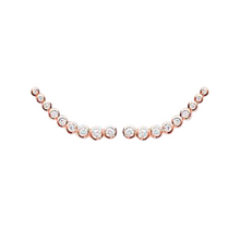 Load image into Gallery viewer, Mystigrey Elizabeth .925 Sterling Silver Plated Rhodium, 18K Rose Gold Plated and 18K Gold Plated Climber Earrings for Women with Cubic Zirconia