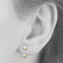 Load image into Gallery viewer, Mystigrey Liberty .925 Sterling Silver Plated Rhodium Jacket Earrings for Women with Cubic Zirconia