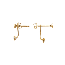 Load image into Gallery viewer, Mystigrey Liberty .925 Sterling Silver Plated Rhodium Jacket Earrings for Women with Cubic Zirconia