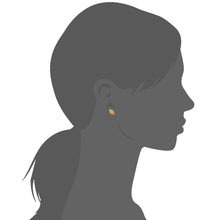 Load image into Gallery viewer, Mystigrey Autumn Leaf .925 Sterling Silver Plated Rhodium and 18K Gold Plated Earrings