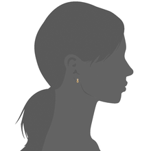 Load image into Gallery viewer, Mystigrey Emilie .925 Sterling Silver Plated Rhodium and 18K Gold Plated Stud Earrings