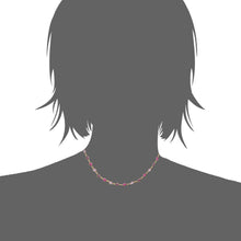 Load image into Gallery viewer, Mystigrey Oceana 18K Gold Plated Necklace for Women Blue or Pink