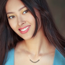 Load image into Gallery viewer, Mystigrey Eden Blue, Green or Red 18K Gold Plated Necklace for Women