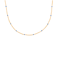 Load image into Gallery viewer, Mystigrey Colette 18K Gold Plated Necklace for Women Available in Turquoise, Blue, Red, Pink and Black