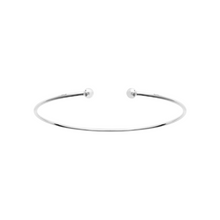Load image into Gallery viewer, Mystigrey Olivia .925 Sterling Silver Plated Rhodium and 18K Gold Plated and 18K Rose Gold Plated Bangle for Women