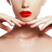 Load image into Gallery viewer, Mystigrey Autumn .925 Sterling Silver Plated Rhodium  and 18K Gold Plated Necklace