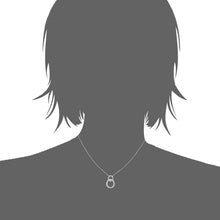 Load image into Gallery viewer, Mystigrey Josephine .925 Sterling Silver Plated Rhodium and 18K Gold Plated Necklace