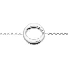 Load image into Gallery viewer, Mystigrey Octavia .925 Sterling Silver Plated Rhodium Bracelet