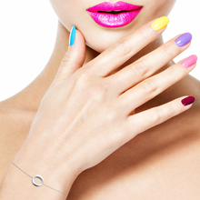 Load image into Gallery viewer, Mystigrey Octavia .925 Sterling Silver Plated Rhodium Bracelet