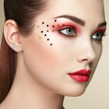 Load image into Gallery viewer, Mystigrey Polaris .925 Sterling Silver Plated Rhodium and 18K Gold Plated 4 Stars Climber Earrings