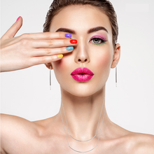 Load image into Gallery viewer, Mystigrey Aria .925 Sterling Silver Plated Rhodium Long Earrings