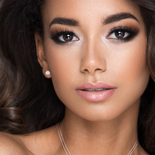 Load image into Gallery viewer, Mystigrey Moon .925 Sterling Silver Plated Rhodium and 18K Gold Plated Stud Earrings for Women Sun and Moon