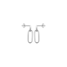 Load image into Gallery viewer, Mystigrey Julie .925 Sterling Silver Plated Rhodium and 18K Gold Plated Stud Earrings