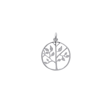 Load image into Gallery viewer, Mystigrey Tree of Life 925 Sterling Silver Plated Rhodium and 18K Gold Plated Pendant for Women
