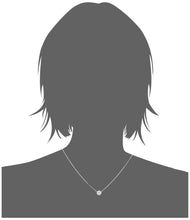 Load image into Gallery viewer, Mystigrey Amie .925 Sterling Silver Plated Rhodium and 18K Gold Plated Necklace for Women with Cubic Zirconia or Turquoise