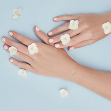 Load image into Gallery viewer, Mystigrey Angel .925 Sterling Silver Plated Rhodium Bracelet for Women with Cubic Zirconia