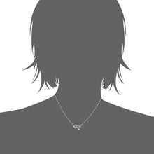 Load image into Gallery viewer, Mystigrey Mackenzie .925 Sterling Silver Plated Rhodium and 18K Gold Plated Necklace for Women with Cubic Zirconia