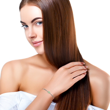 Load image into Gallery viewer, Mystigrey Serenity 925 Sterling Silver Plated Rhodium Cord Bracelet