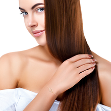 Load image into Gallery viewer, Mystigrey Lola .925 Sterling Silver Plated Rhodium and 18K Gold Plated Bracelet