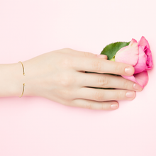 Load image into Gallery viewer, Mystigrey Olivia .925 Sterling Silver Plated Rhodium and 18K Gold Plated and 18K Rose Gold Plated Bangle for Women