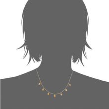 Load image into Gallery viewer, Mystigrey Autumn .925 Sterling Silver Plated Rhodium  and 18K Gold Plated Necklace