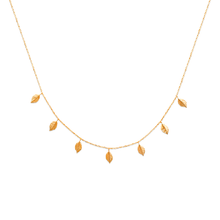 Load image into Gallery viewer, Mystigrey Autumn .925 Sterling Silver Plated Rhodium  and 18K Gold Plated Necklace