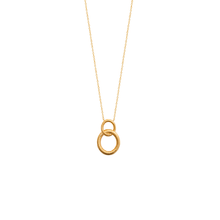 Load image into Gallery viewer, Mystigrey Josephine .925 Sterling Silver Plated Rhodium and 18K Gold Plated Necklace