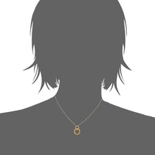 Load image into Gallery viewer, Mystigrey Josephine .925 Sterling Silver Plated Rhodium and 18K Gold Plated Necklace