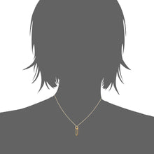 Load image into Gallery viewer, Mystigrey Julie .925 Sterling Silver Plated Rhodium and 18K Gold Plated Necklace