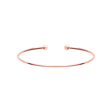 Load image into Gallery viewer, Mystigrey Olivia .925 Sterling Silver Plated Rhodium and 18K Gold Plated and 18K Rose Gold Plated Bangle for Women