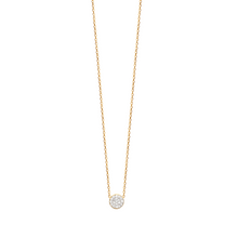 Load image into Gallery viewer, Mystigrey Amie .925 Sterling Silver Plated Rhodium and 18K Gold Plated Necklace for Women with Cubic Zirconia or Turquoise