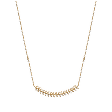 Load image into Gallery viewer, Mystigrey Eden .925 Sterling Silver Plated Rhodium and 18K Gold Plated Necklace for Women with Cubic Zirconia