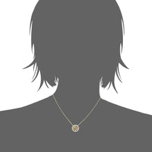 Load image into Gallery viewer, Mystigrey Mael .925 Sterling Silver Plated Rhodium and 18K Gold Plated Necklace for Women with Cubic Zirconia